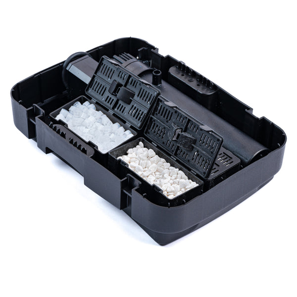 Ingebouwd filtermateriaal