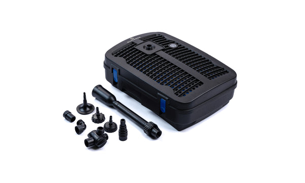 Alles-in-één vijverpomp met filter set