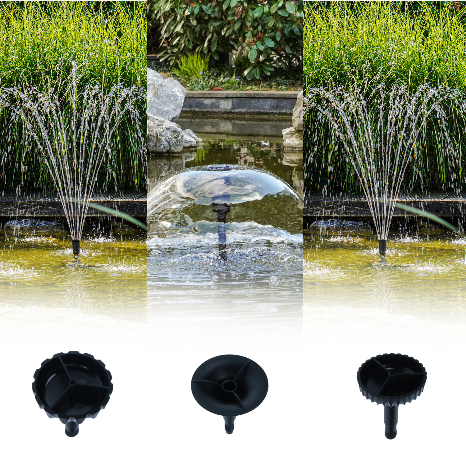 Ensemble fontaine extensible pour pompe de bassin réglable BluFlow Control