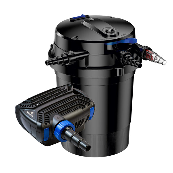 BluPressure Smart Control & BluFlow 10.000 - Vijverfilter met pomp - Drukfiler set